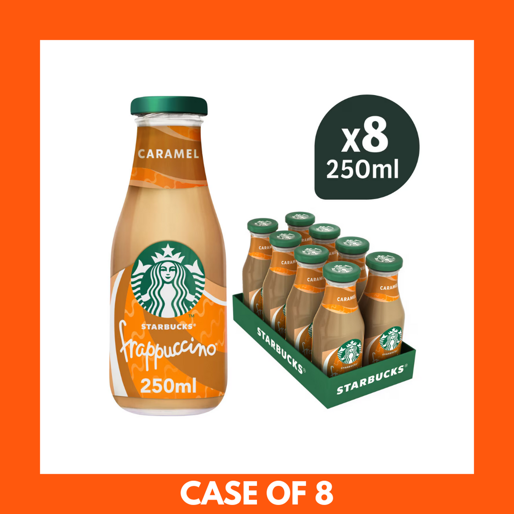 Starbucks Frappuccino Caramel Flavoured Iced Coffee x 8