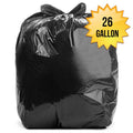 Heavy-Duty Garbage Bags - 26 Gallon Capacity, 10 Count