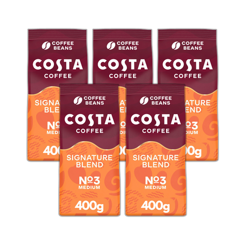 Costa Signature Blend Coffee Beans 5 x 400g