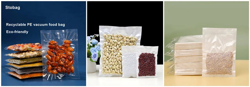 StoBag 50pcs Wholesale Coffee Beans Bag Packaging Aluminum Foil Heat Sealed for Tea Powder Food Storage Reusable Portable Pouch