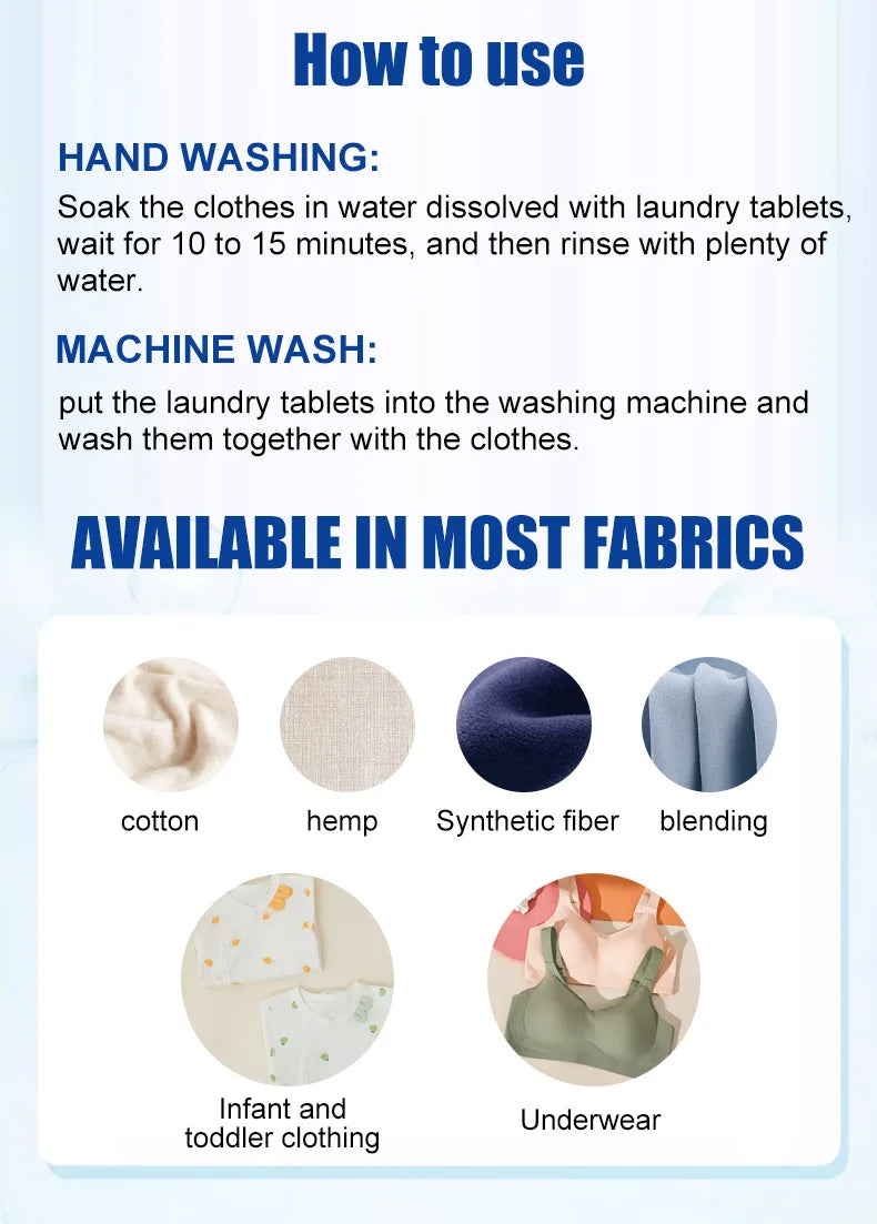30pc Powerful Laundry Detergent Sheets,Portable & High-Quality for Clothing Stain Removal & Cleaning Essentials Washing Machines