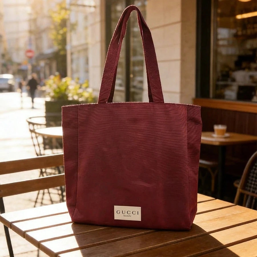 Gucci bag Women Red Canvas Tote Bag Large Capacity For Daily Shopping Work School Travel Perfect Gift For Girlfriend Friends