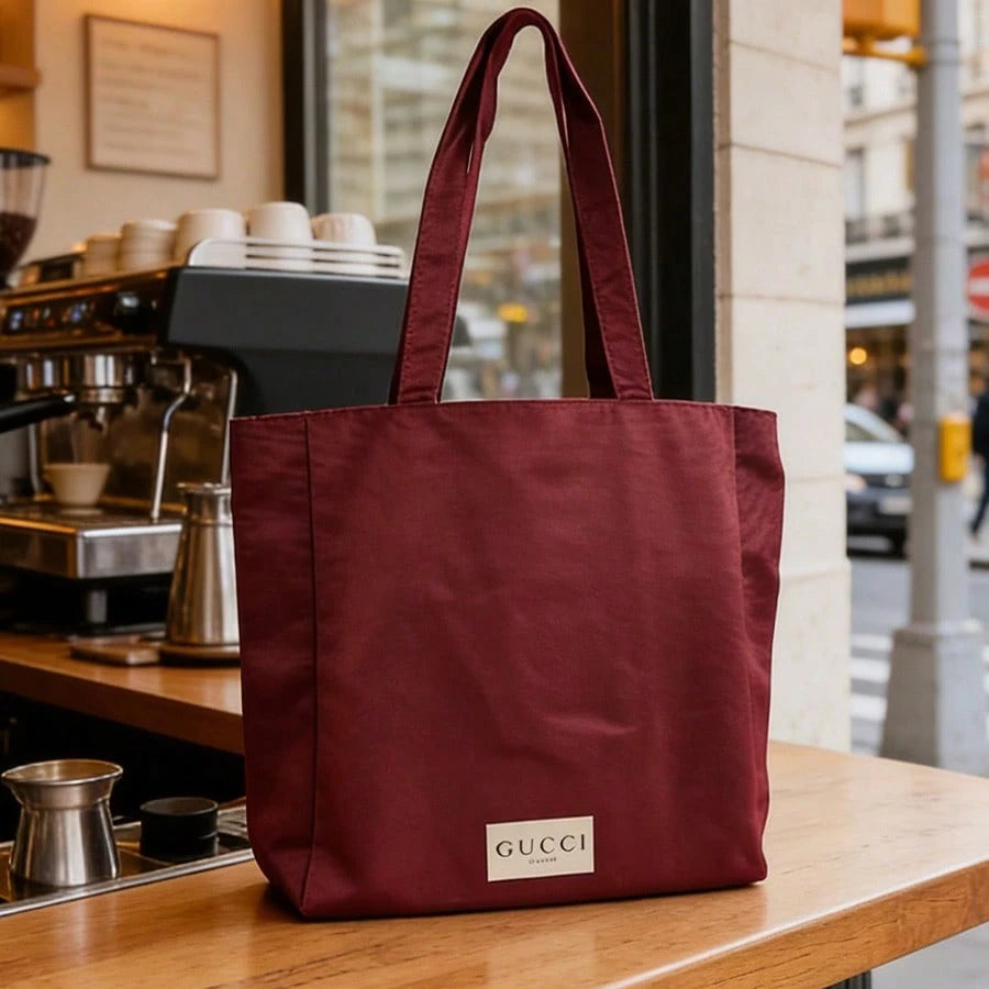 Gucci bag Women Red Canvas Tote Bag Large Capacity For Daily Shopping Work School Travel Perfect Gift For Girlfriend Friends