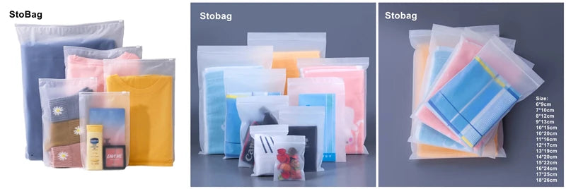 StoBag 50pcs Wholesale Coffee Beans Bag Packaging Aluminum Foil Heat Sealed for Tea Powder Food Storage Reusable Portable Pouch