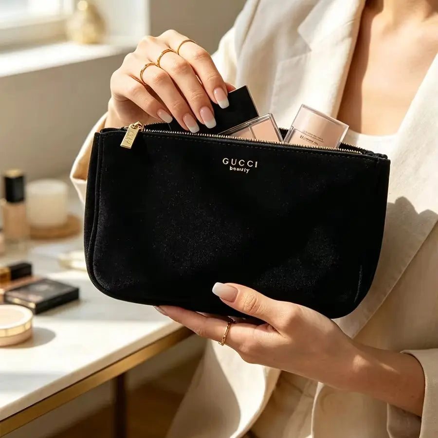 Gucci Gucci’s bag Vintage Zipper Clutch Storage Bag Women Retro Texture Portable Daily Accessory Fashion Gift For Her