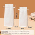 50pcs Recyclable Tin Tie Coffee Bag Packaging Aluminum Foil Cotton Paper Kraft Coffee Bean Bag 250g 500g with Valve Food Tea Bag