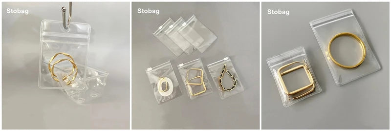 StoBag 50pcs Wholesale Coffee Beans Bag Packaging Aluminum Foil Heat Sealed for Tea Powder Food Storage Reusable Portable Pouch
