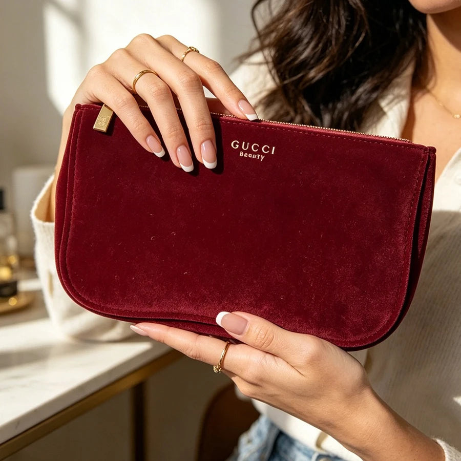 Gucci Gucci’s bag Vintage Zipper Clutch Storage Bag Women Retro Texture Portable Daily Accessory Fashion Gift For Her