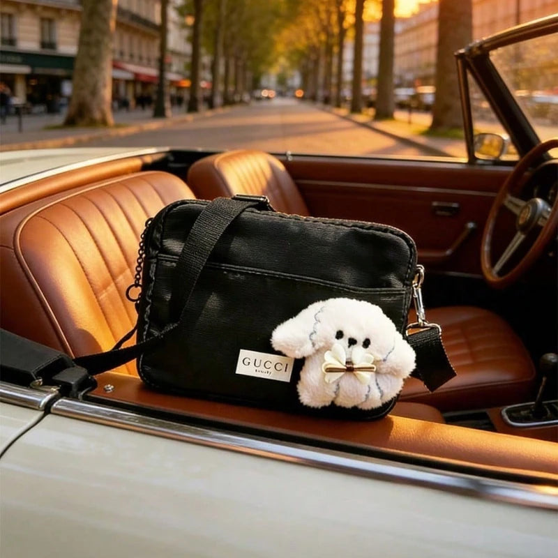 Gucci Stain Resistant Multi Compartment Cosmetic Bag Detachable Shoulder Strap For Daily Commute Dating Luxury Gift For Women