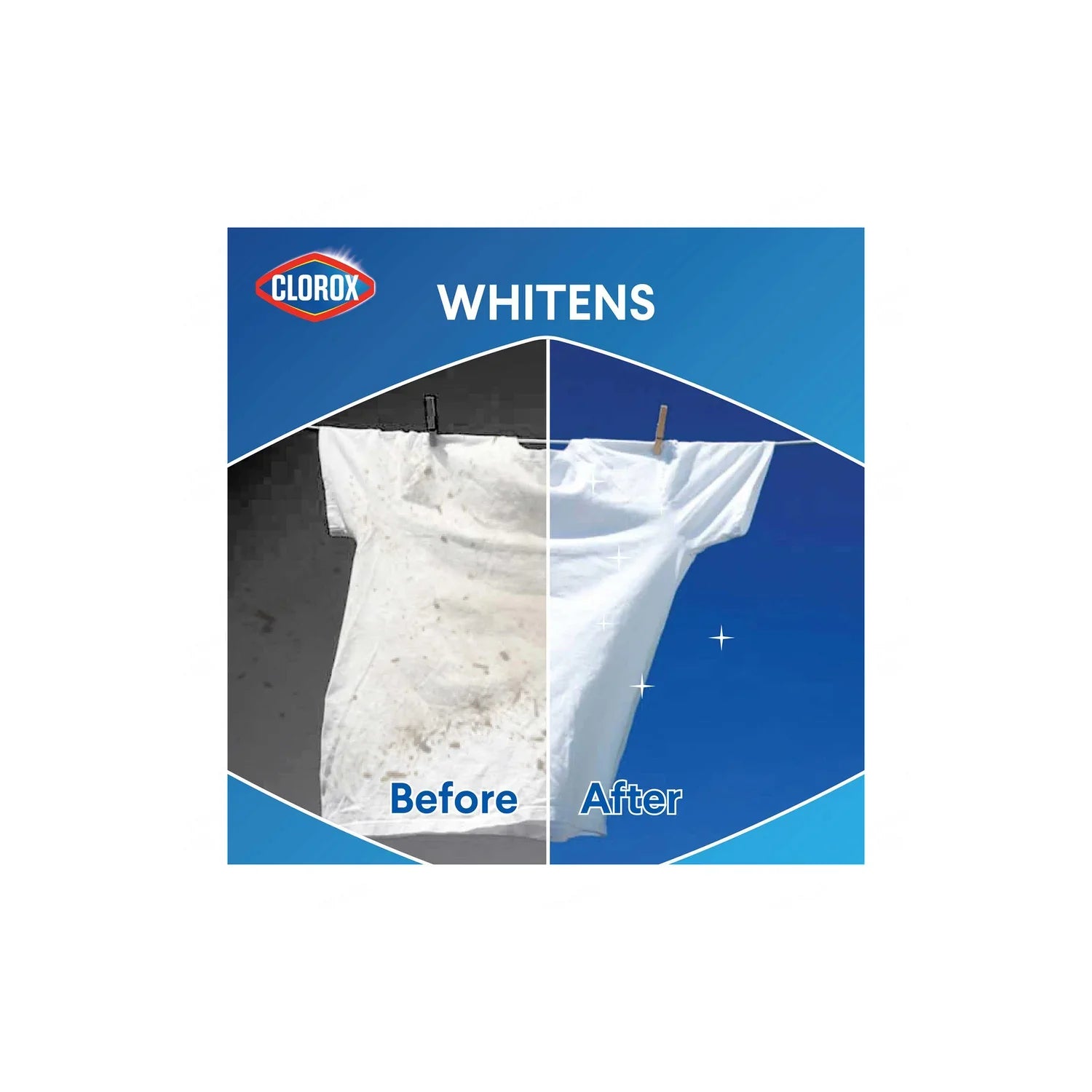 Clorox Regular Bleach, Original Scent - 930ml (31.4 fl oz)