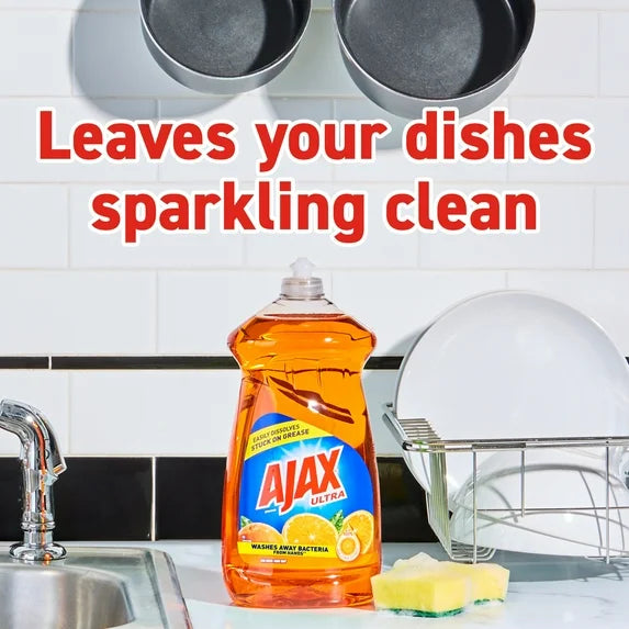 Ajax Ultra Dish Liquid, Orange Scent - 14 fl oz