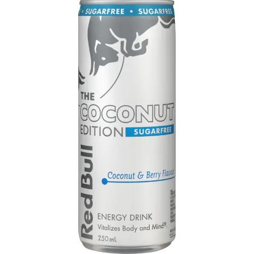 Red Bull Sugar Free Coconut Edition Energy Drink 12 x 250ml